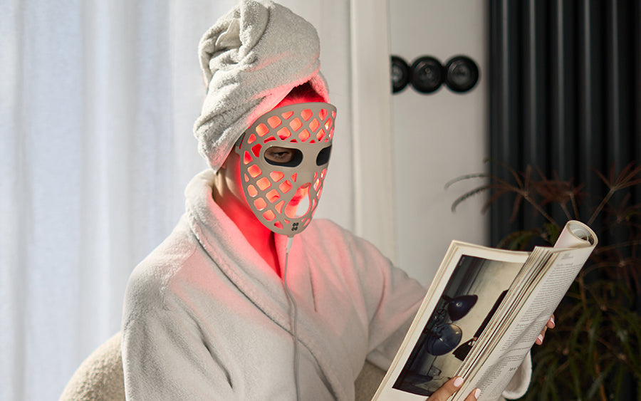 5 powodów, dlaczego maska LED działa lepiej niż drogi krem do twarzy