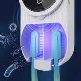 Toothbrush holder with UV lamp ZENT® Uveo Duo