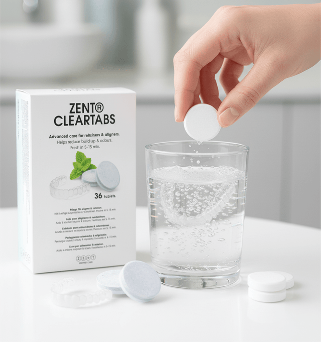 ZENT ClearTabs – Tablets for refreshing and caring for removable braces