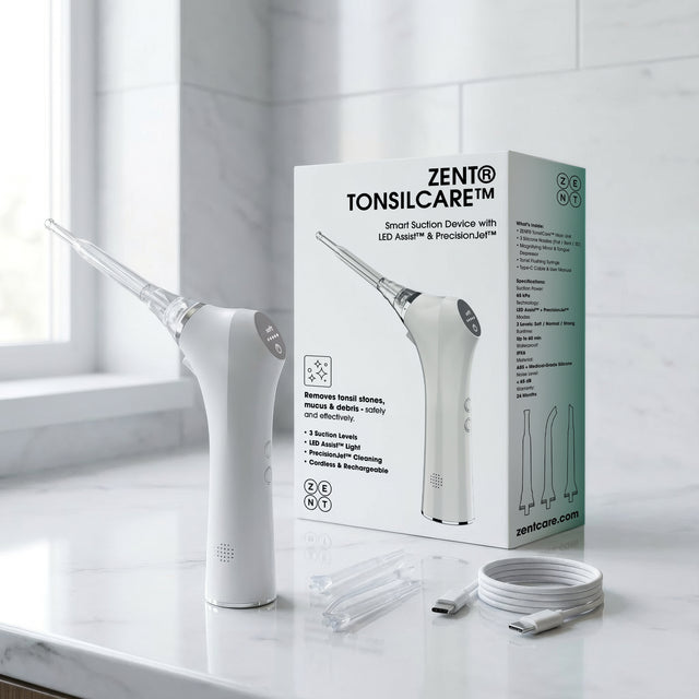 Device for removing tonsil stones ZENT® TonsilCare™