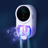 Toothbrush holder with UV lamp ZENT® Uveo Duo
