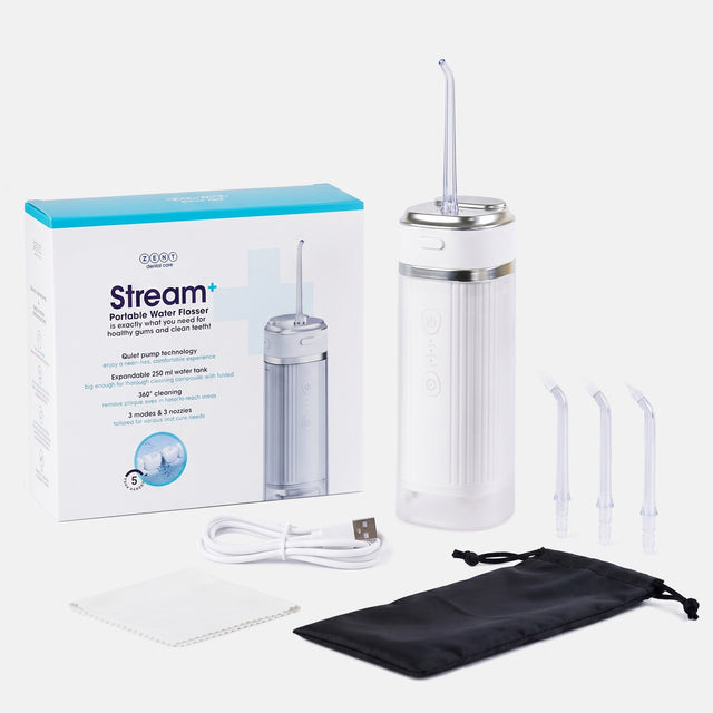 Dental water flosser for teeth ZENT® Stream+