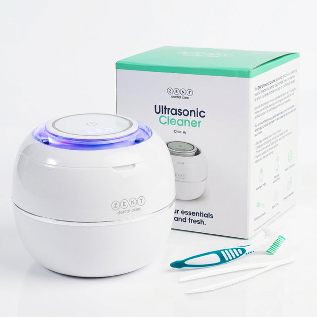 Ultrasonic cleaner for dentures, retainers, and braces ZENT® Ultrasonic Cleaner