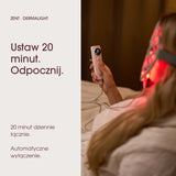 Ustaw 20 minut i odpocznij. Rekomendacja 20 minut dziennie łącznie, automatyczne wyłączenie maski.
