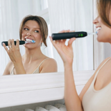 Sonic-oscillating toothbrush with active gum protection
