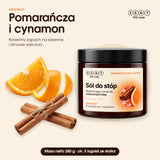 ZENT® Sól do stóp pomarańcza + cynamon 280 g